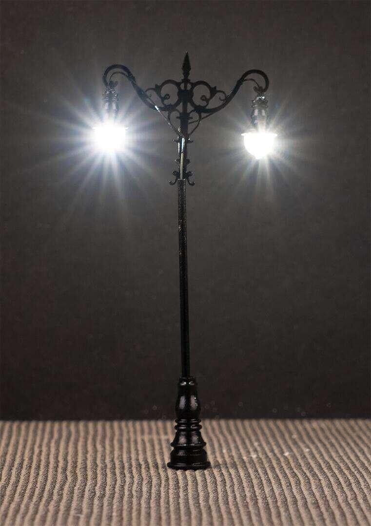 Faller 180106 LED-Laterne, Kugel-Hängeleuchte - 3 Stück