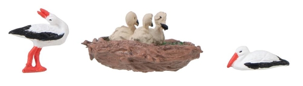 Faller 180239 Figuren-Set mit Mini-Sound-Effekt Störche