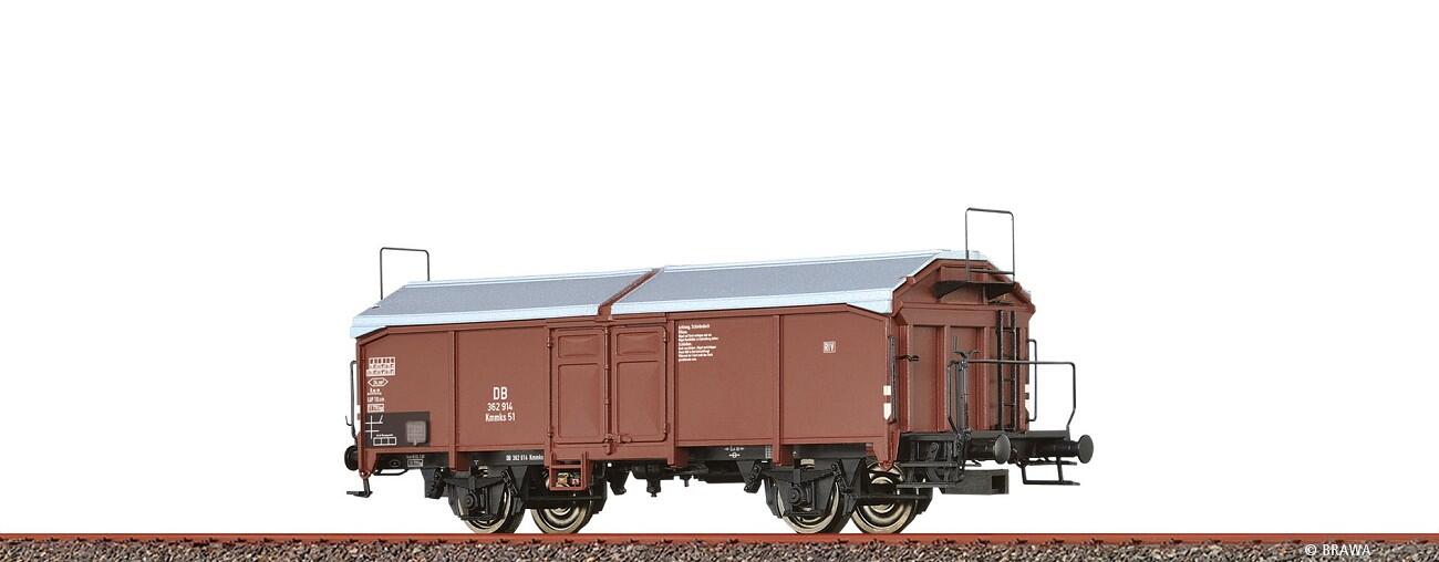 Brawa 48634 H0 Güterwagen  Kmmks 51 DB, III