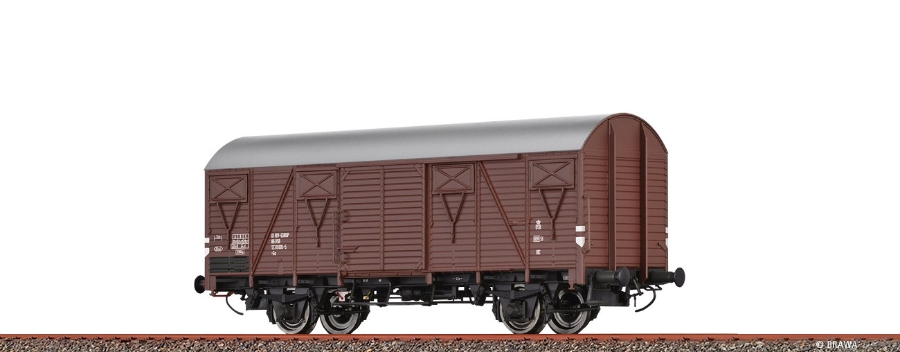 Brawa 50124 Gedeckter Güterwagen Gs „EUROP” der DSB