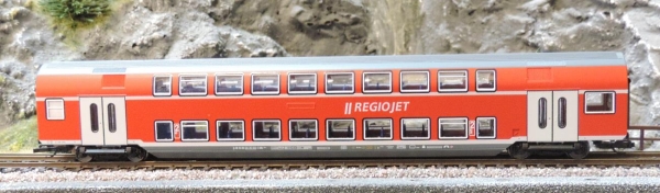 Tillig 16797 Doppelstockwagen 2. Klasse DBz 750 der RegioJet, Ep. VI