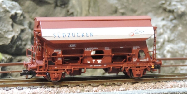 Tillig 17563 Schwenkdachwagen Tds 930 „Südzucker“ der DB, Ep. IV