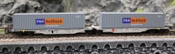 Tillig 18068 Containertragwagen Sggmrs der HUPAC AG (CH),...