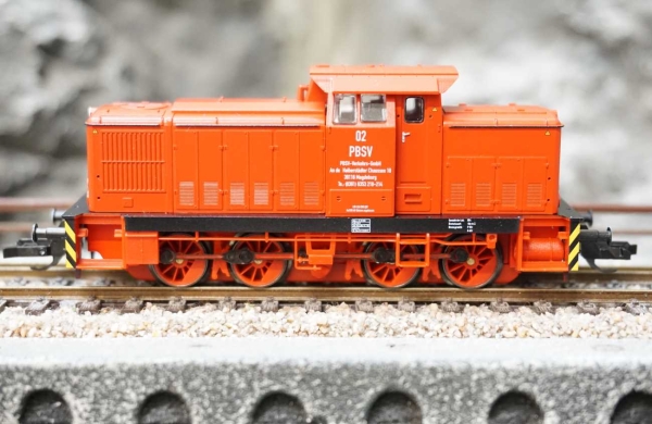 Tillig 96325 Diesellokomotive V 60 - Werklok 02 PBSV - Magdeburg