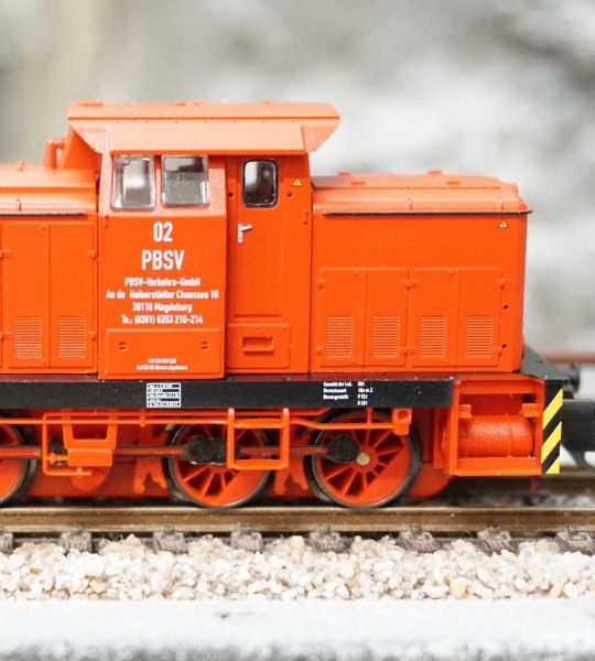 Tillig 96325 Diesellokomotive V 60 - Werklok 02 PBSV - Magdeburg