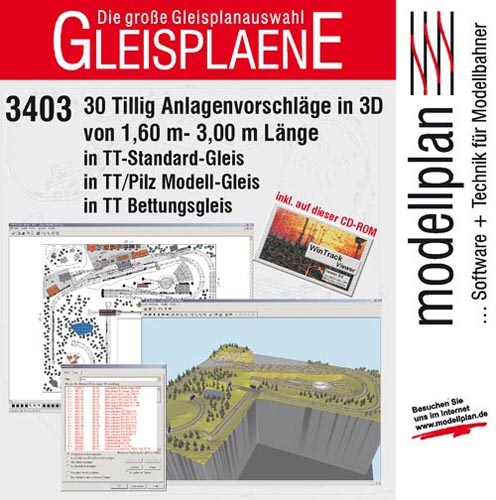 Tillig 09549 CD-Gleisplanung "WinTrack