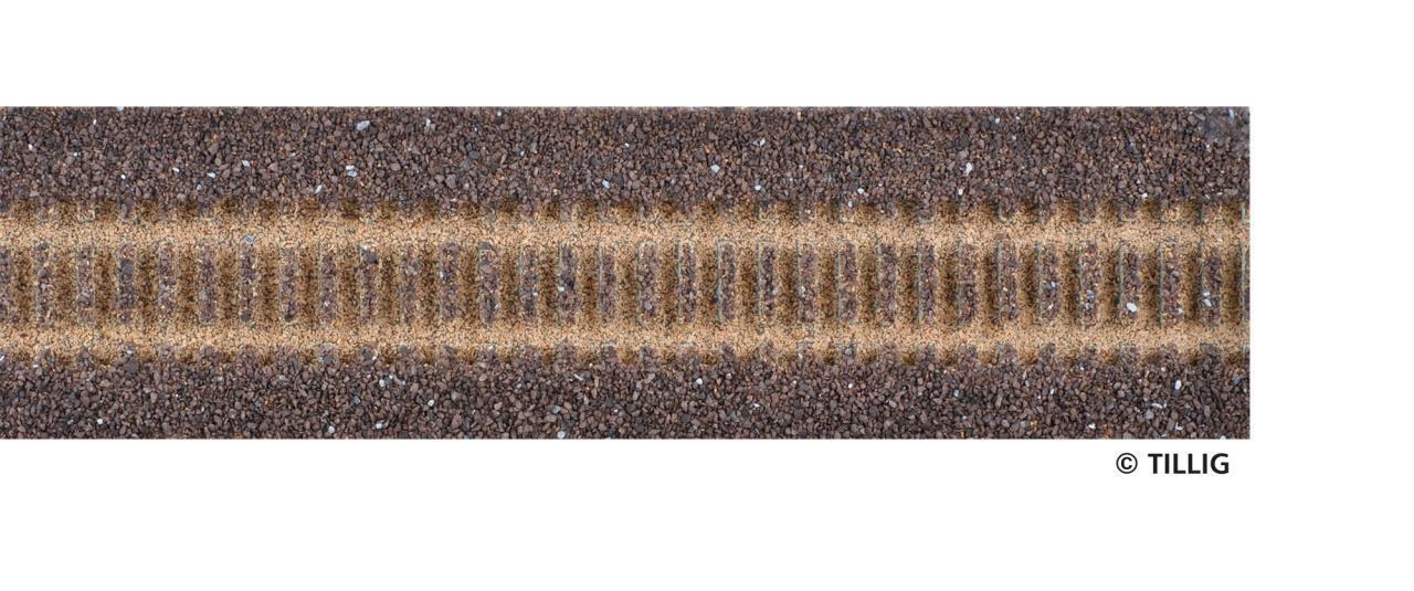 Tillig 86510 Gleisbettung Elitegleis dunkel (braun) L?nge 950 mm