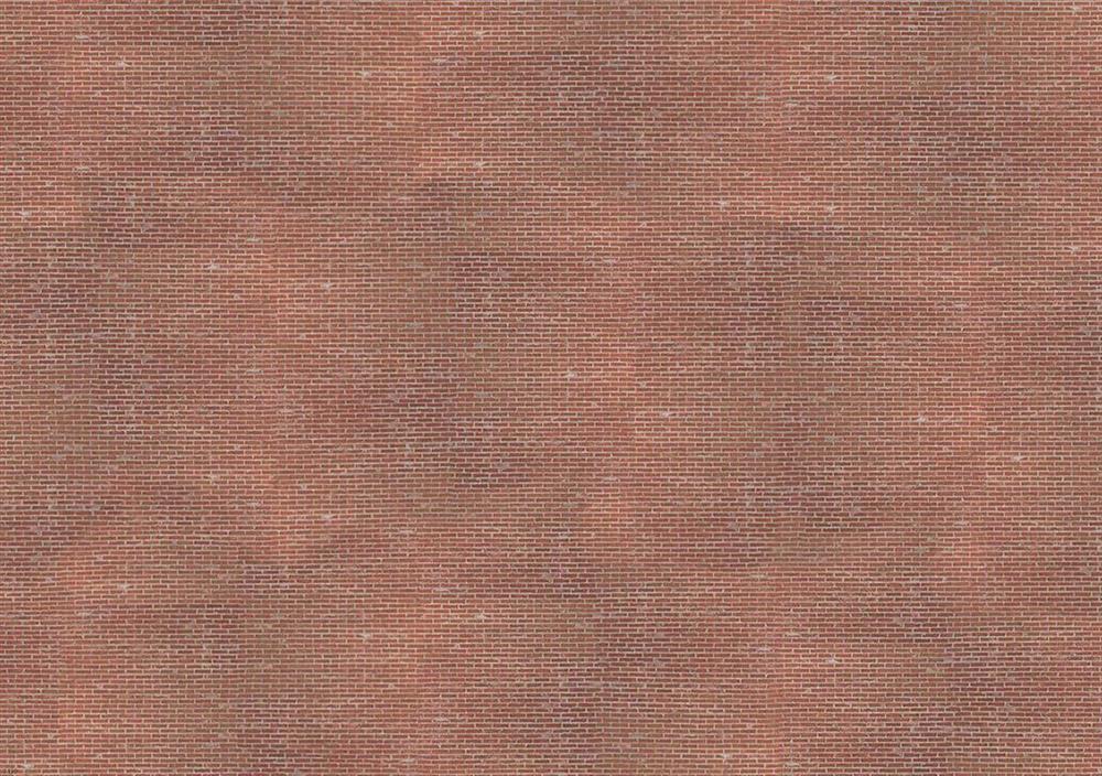 Busch 7439 Dekoplatte Ziegelwand H0