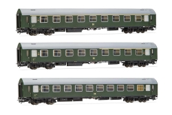 Rivarossi 4327 3er Set Personenwagen DR