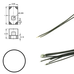 Digikeijs DR60093 Mini LED  weiß mit Kabel - 5...