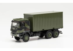 Herpa 746793 Iveco Trakker 6x6 mit 20 ft. Container...