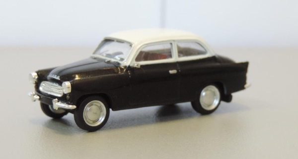 Brekina 27460 Skoda Octavia schwarz, weiss, 1960,