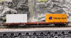 Tillig 18134 Containertragwagen Rgs der BDZ