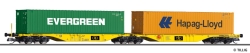 Tillig 18069 Containertragwagen Sggmrs der CLIP...