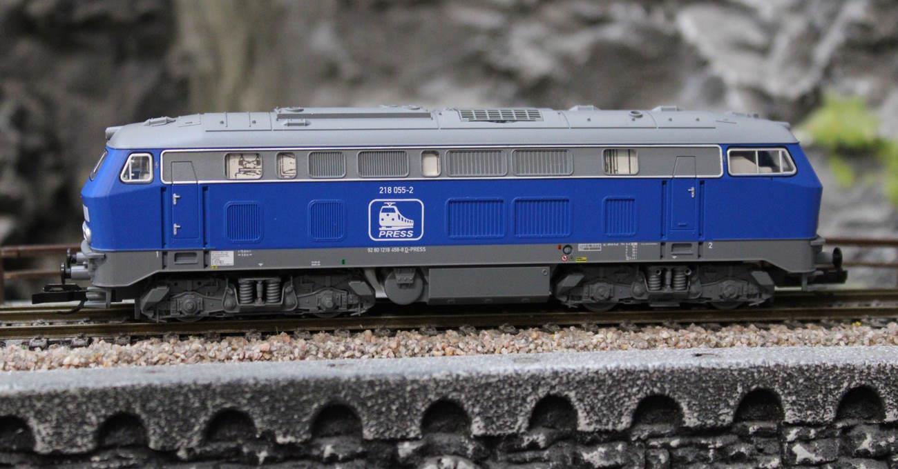 Tillig 04704 Diesellokomotive BR 218 der Eisenbahn-Bau- und Betriebsgesellschaft Pressnitztalbahn mbH