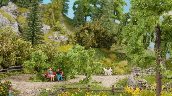 Noch 07257 Bodendecker-Foliage Wiese rot