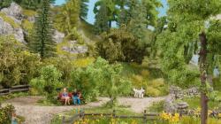 Noch 07257 Bodendecker-Foliage Wiese rot