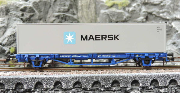 Piko  97162 Containertragwagen 1x40 Container Maersk PKP Cargo