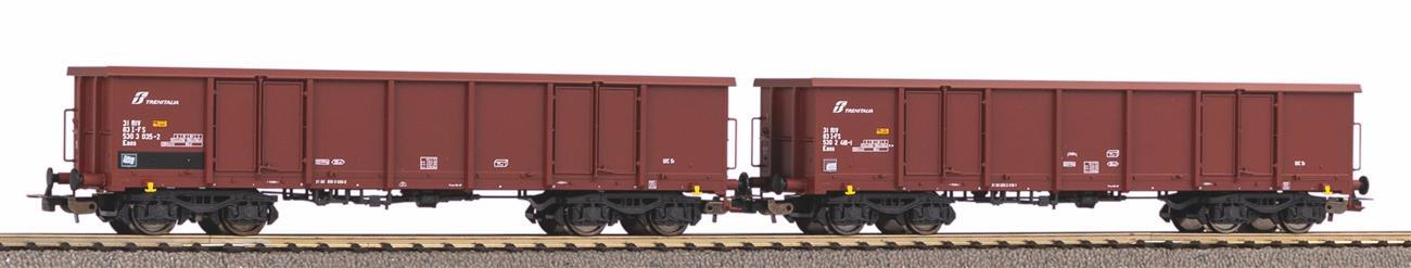 Piko  58238 2er Set Offener Güterwagen Eas FS V mit Sandbeladung