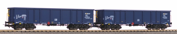 Piko  58239 2er Set Offener Güterwagen Eaos Axbenet VI mit Sandbeladung