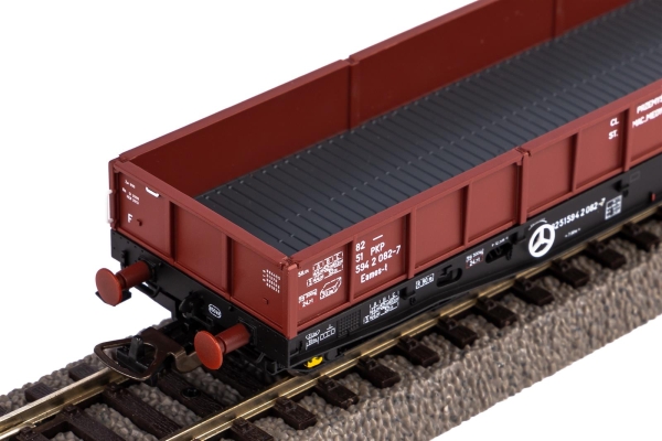 Piko  58261 2er Set Flachwagen 401Zb PKP