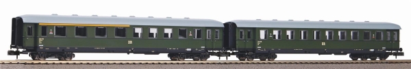 Piko  40628  2er Set Schürzeneilzugwagen 1./2.Klasse  + 2.Klasse  DR