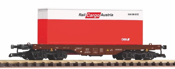 Piko  37011 Flachwagen mit Container ÖBB