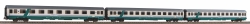 Piko  58252 3er Set Personenwagen Eurofima XMPR Intercity FS