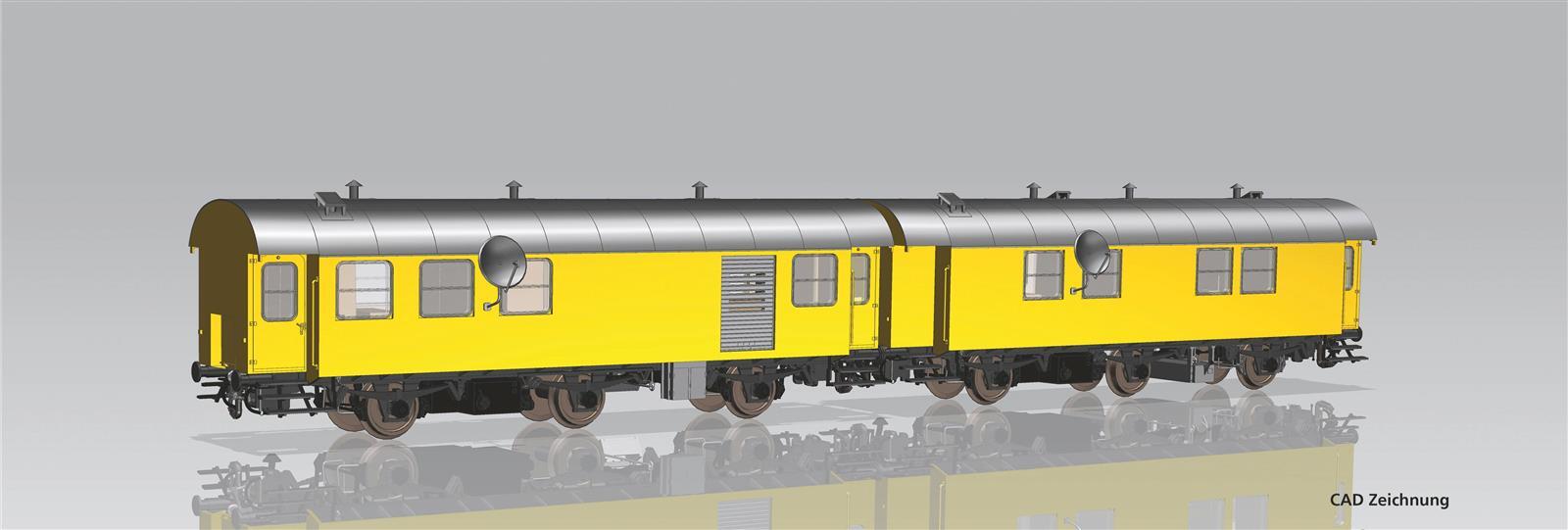 Piko  55919 ~XP-2er Set Wohn-/Werkstattwagen 3yg Bahnbau DB AG VI