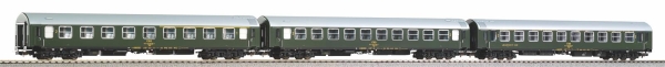 Piko  58247 3er Personenwagen-Set Y-Wagen D 250 "Zapadni" CSD IV