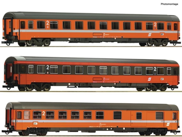 Roco 74043 3-tlg. Set 1: EC 60 „Maria Theresia“, ÖBB