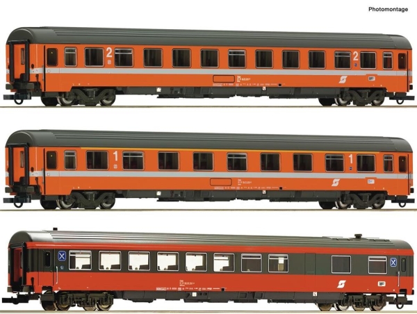 Roco 74044 3-tlg. Set 2: EC 60 „Maria Theresia“, ÖBB