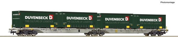 Roco 76635 Container-Doppeltragwagen, DB AG -Duvenbeck-