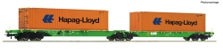 Roco 77370 Container-Doppeltragwagen, SETG  „Hapag...