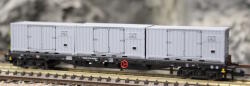 Minitrix 18431 Flachwagen Rgs 3910 der DR