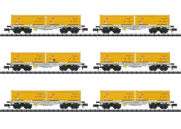 Minitrix 15075 Containertragwagen Set der AEE