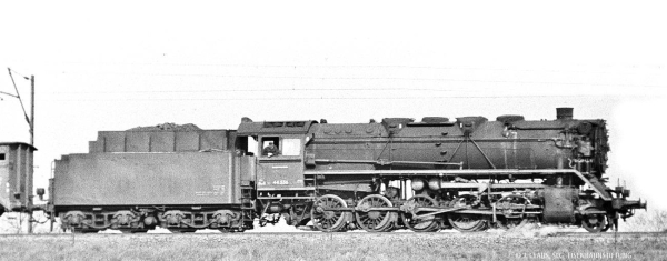 Brawa 70048 H0 Dampflokomotive  44 DR, III, DC b+