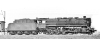 Brawa 70050 H0 Dampflokomotive  44 DR, III, DC ex