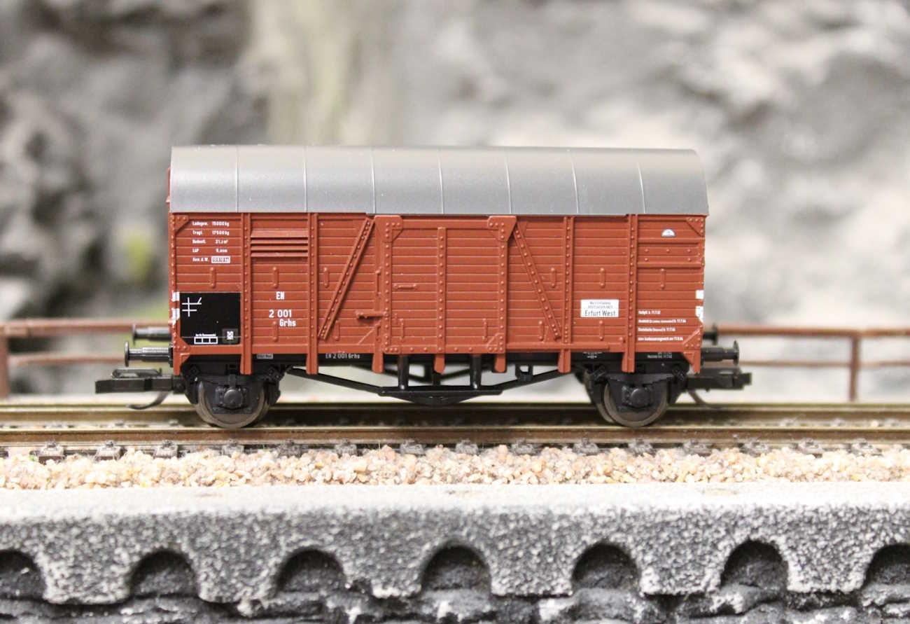 Tillig 95237 Gedeckter Güterwagen Grhs der Kleinbahn Erfurt-Nottleben