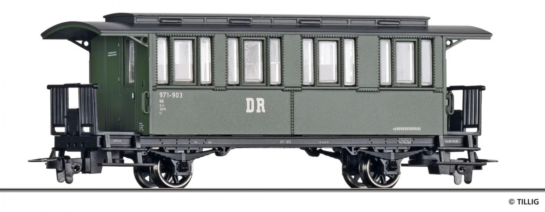 Tillig 03907 Personenwagen KBi, DR, Ep.III