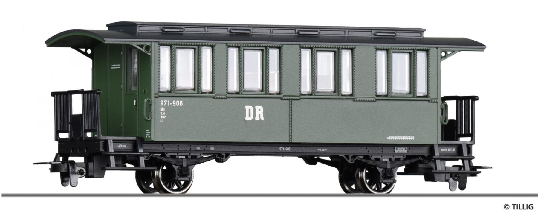 Tillig 03908 Personenwagen KBi, DR, Ep.III