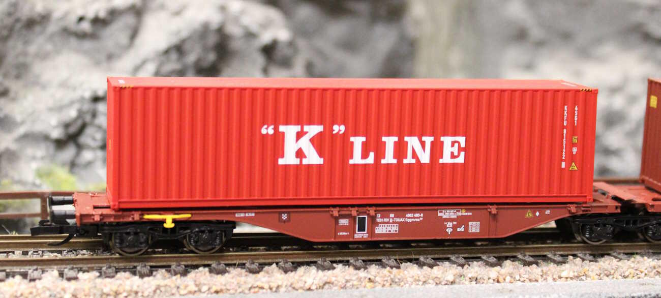 Tillig 18070 Containertragwagen Sggmrss der Touax
