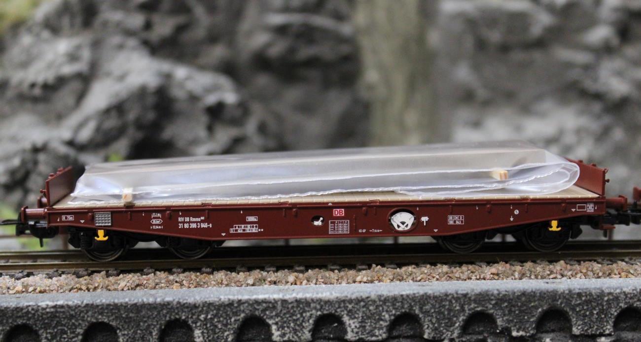 Tillig 70059 Schwerlastwagenset mit Stahlbrammen DB AG