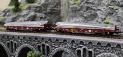 Tillig 70059 Schwerlastwagenset mit Stahlbrammen DB AG