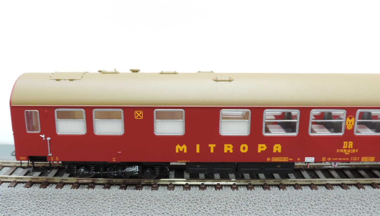 Rivarossi 4345 3-teiliger Set Personenwagen mit Speisewagen DR