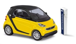 Busch 46224 Smart Fortwo electric  gelb