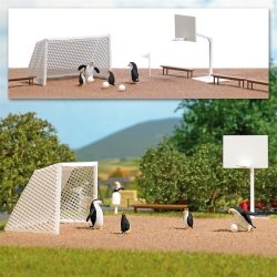 Busch 7926 A-Set: Pinguine Ballspiel H0