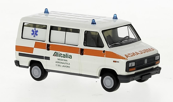 Brekina 34910 Fiat Ducato Bus 1982, Ambulanza Alitalia,