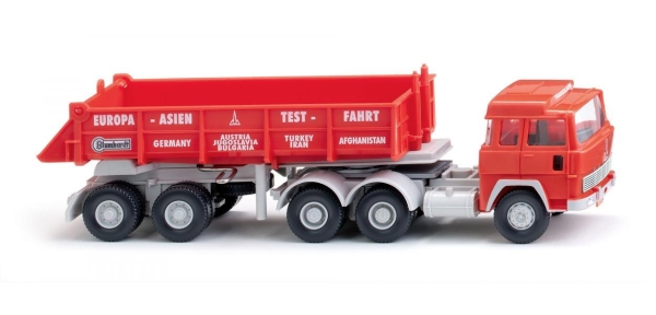 Wiking 067708 Hinterkippersattelzug (Magirus 235 D) "Testfahrt Europa-Asien"