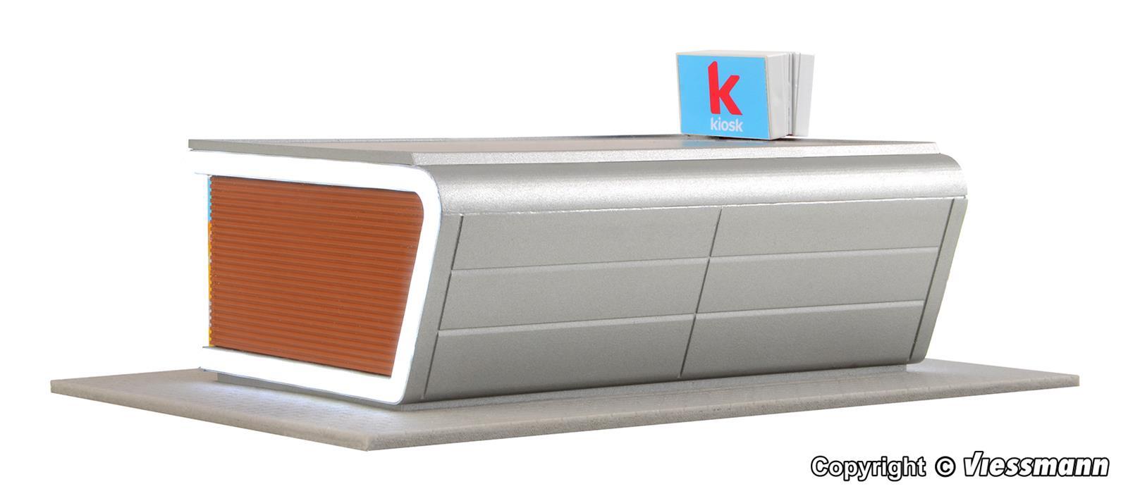 Kibri 39008 H0 Moderner Kiosk inkl. LED-Beleuchtung